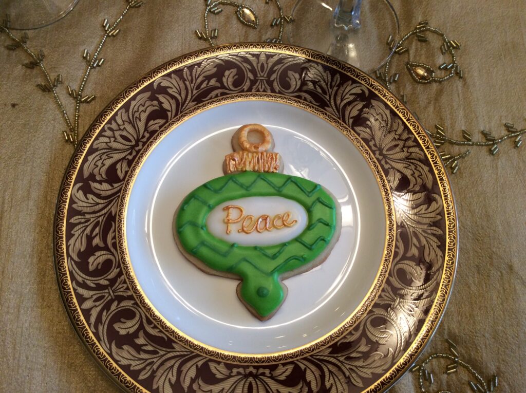 Ornament place setting